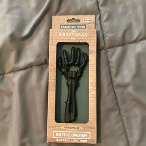 Skelton hand bottle opener